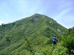 山頂方面の様子