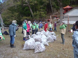 作業終了時の様子