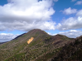 オロフレ山山頂方面。