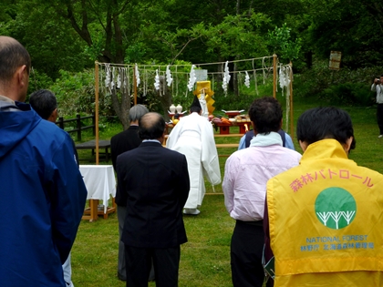 羅臼岳登山安全祈願祭