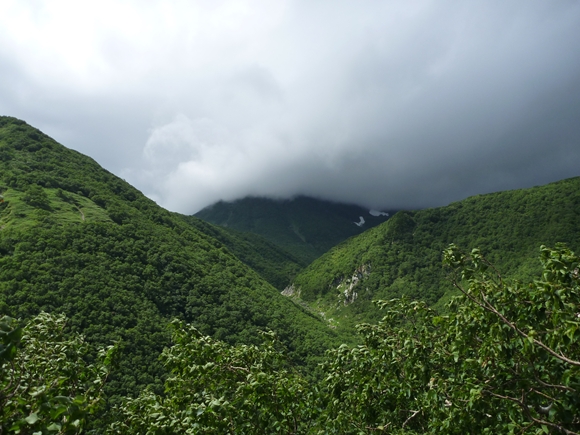 羅臼岳は終日雲の中でした