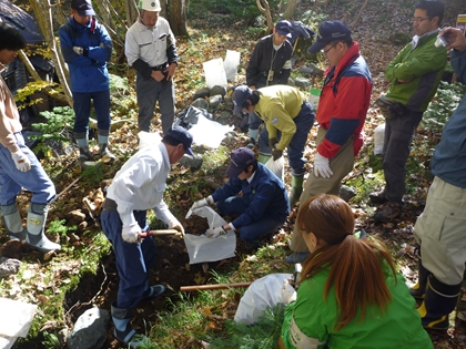 登山道修復技術講習会