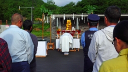 羅臼岳山開きの安全祈願祭