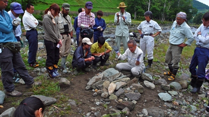 登山道整備の講習会