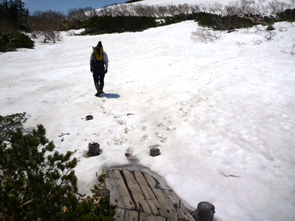 三の沼の手前