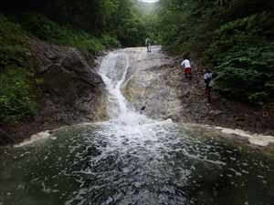 カムイワッカ湯の滝