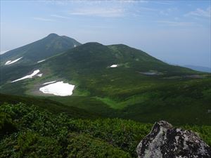 羅臼岳の様子