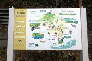 入口には山頂までの新しい案内図が設置されていてわかりやすくなっていました。