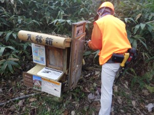 入林箱撤去