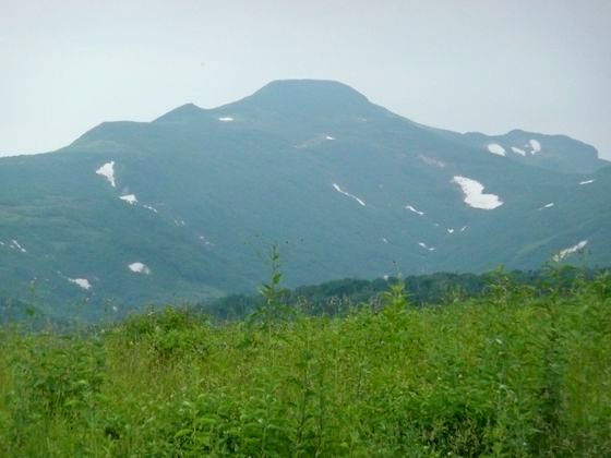 小雨がパラついて来ましたが、定点箇所からは山容が鮮明に確認できました