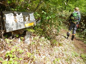 歩道入り口から原始ヶ原までの巡視