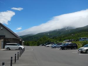 望岳台の駐車場