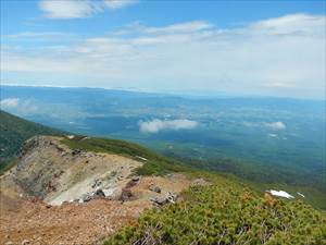 山頂からの上富良野町