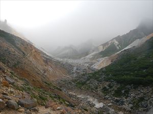 ヌッカクシ富良野川を渡渉する箇所