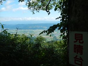 富良野盆地を展望できる見晴台