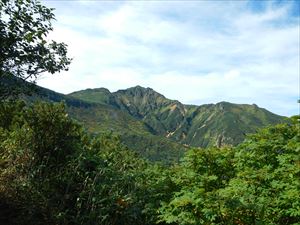 十勝連峰の山々