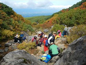 登山者の方たち