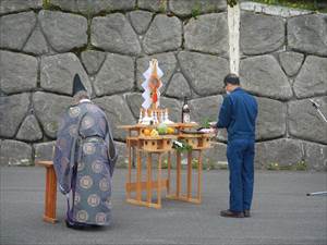 十勝岳山開き安全祈願祭