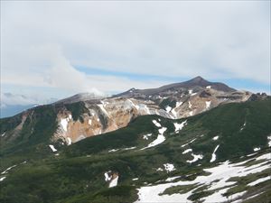 上ホロカメットク山、三段山、十勝岳も望めました。