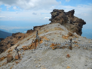 大砲岩分岐より三段山へ