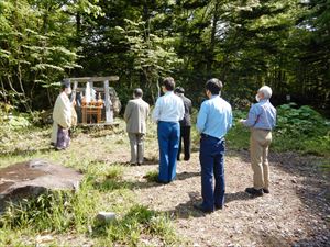 本日は、富良野岳及び富良野西岳の安全祈願祭が執り行われました。