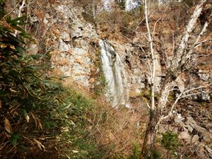 原始ヶ原から滝コースに入り勝竜の滝です。