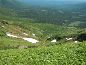 晴天の富良野岳