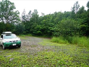 原始ヶ原駐車場は、駐車車両はありませんでした。