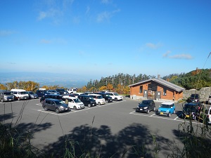 十勝岳温泉駐車場