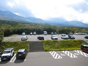 望岳台駐車場の様子