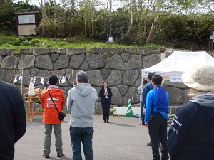 十勝岳安全祈願祭の様子