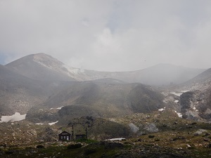 十勝岳避難小屋周辺