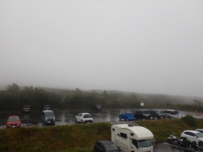 望岳台駐車場の様子