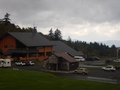 空いている白銀荘駐車場の様子