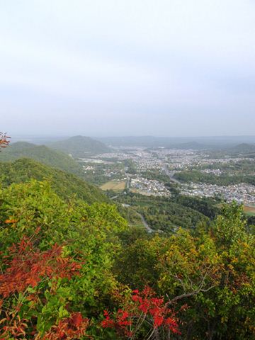 山頂から札幌市街方面