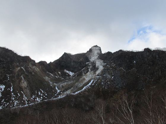恵庭岳の山頂部