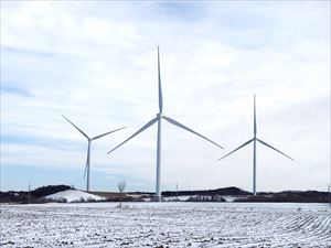 （苫前町の風力発電）