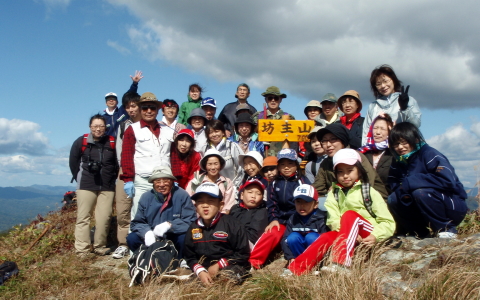 坊主山でのふれあい祈念写真