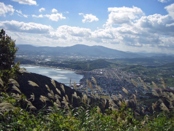 シリバ山からの余市町