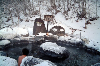 秘湯の露天風呂