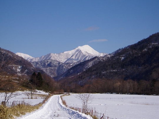 厳冬期のカムイ岳