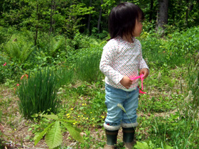 二歳の子どももお手伝い