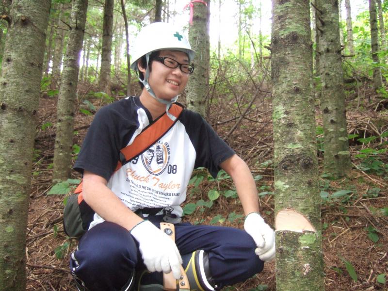 受け口が上手に切れて、思わずニッコリ