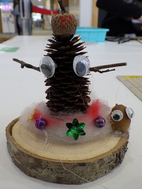 完成した作品の様子