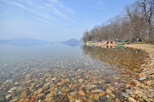 仲洞爺キャンプ場の風景