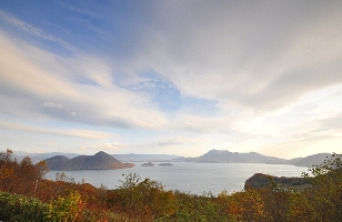 サイロ展望台より洞爺湖を望む