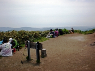 「オロフレ山」山頂付近