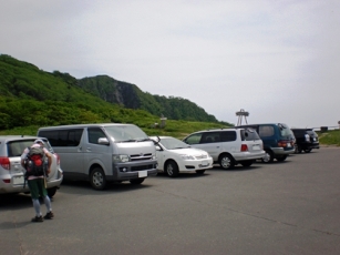 オロフレ山登山口付近の駐車場