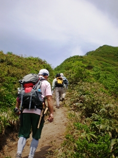 登山の様子