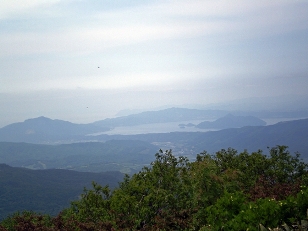 「オロフレ山」から洞爺湖を望む